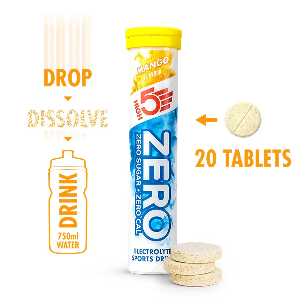 HIGH5 Zero Electrolyte Drink | Mango - Image 2