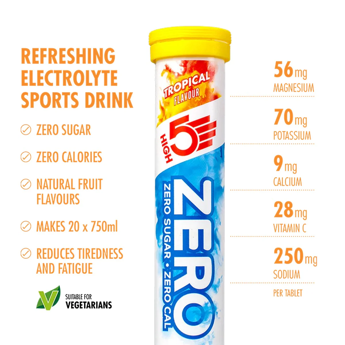 HIGH5 Zero Electrolyte Drink | Tropical - Image 3