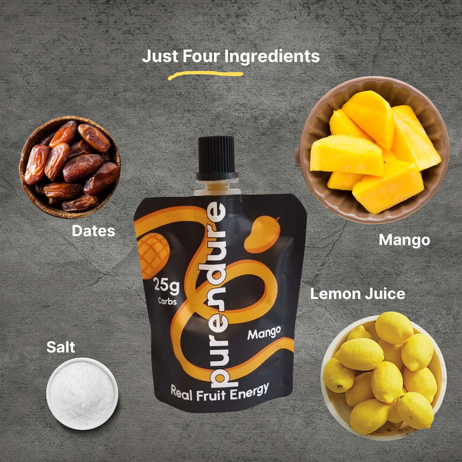 Purendure Mango Natural Energy Gel - Image 4