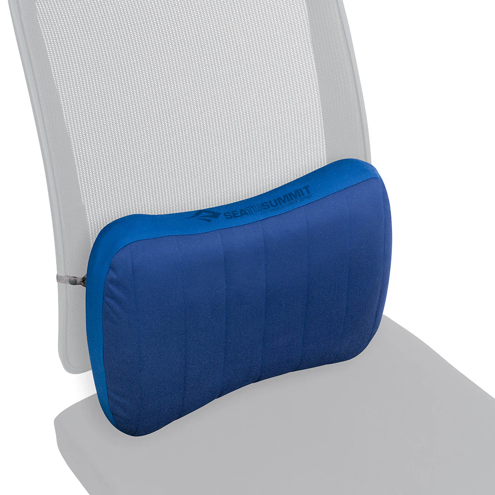 Sea to Summit Aeros Premium Lumbar Support Pillow - Navy Blue - Image 3