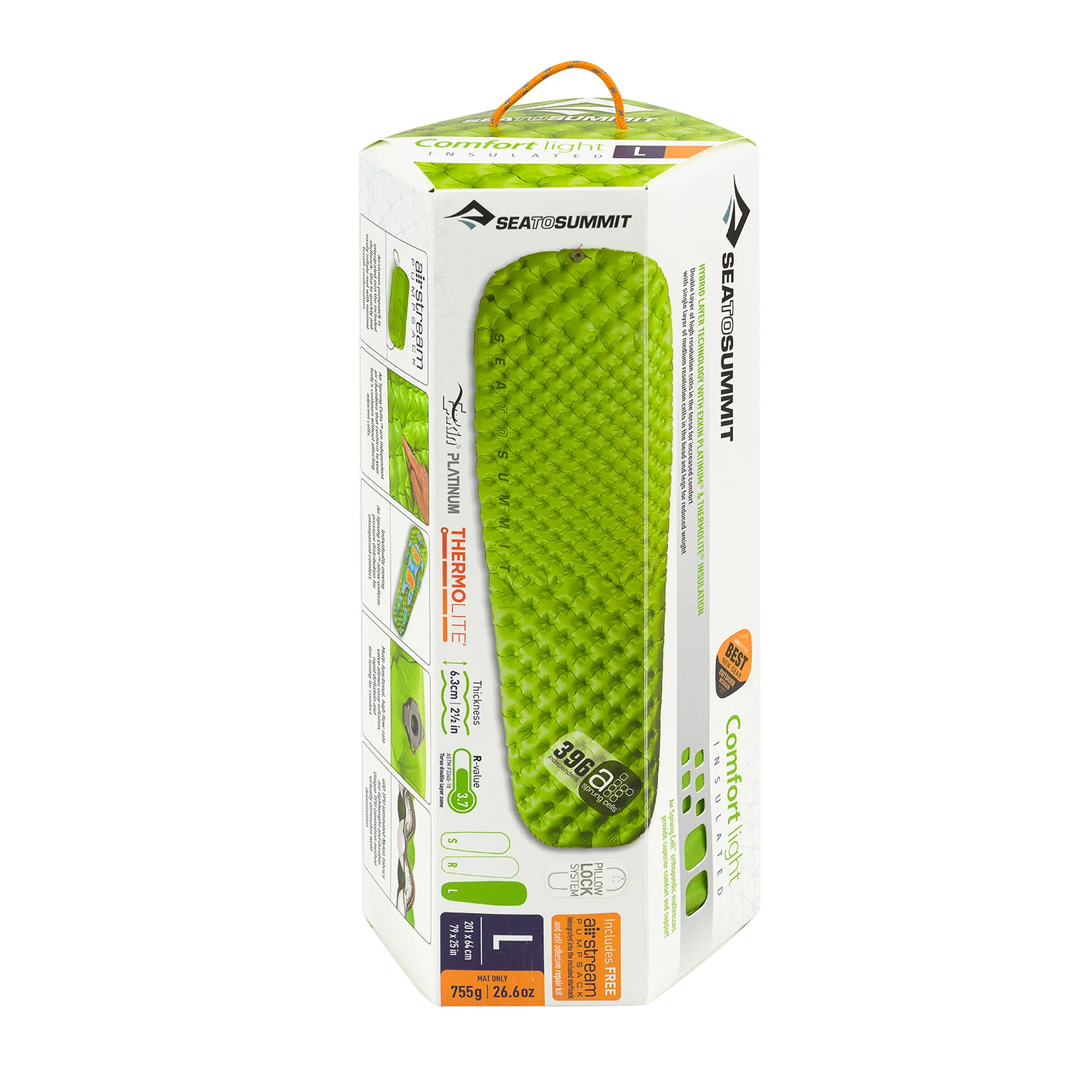 Sea to Summit Comfort Light Insulated Air Sleeping Mat - Image 8